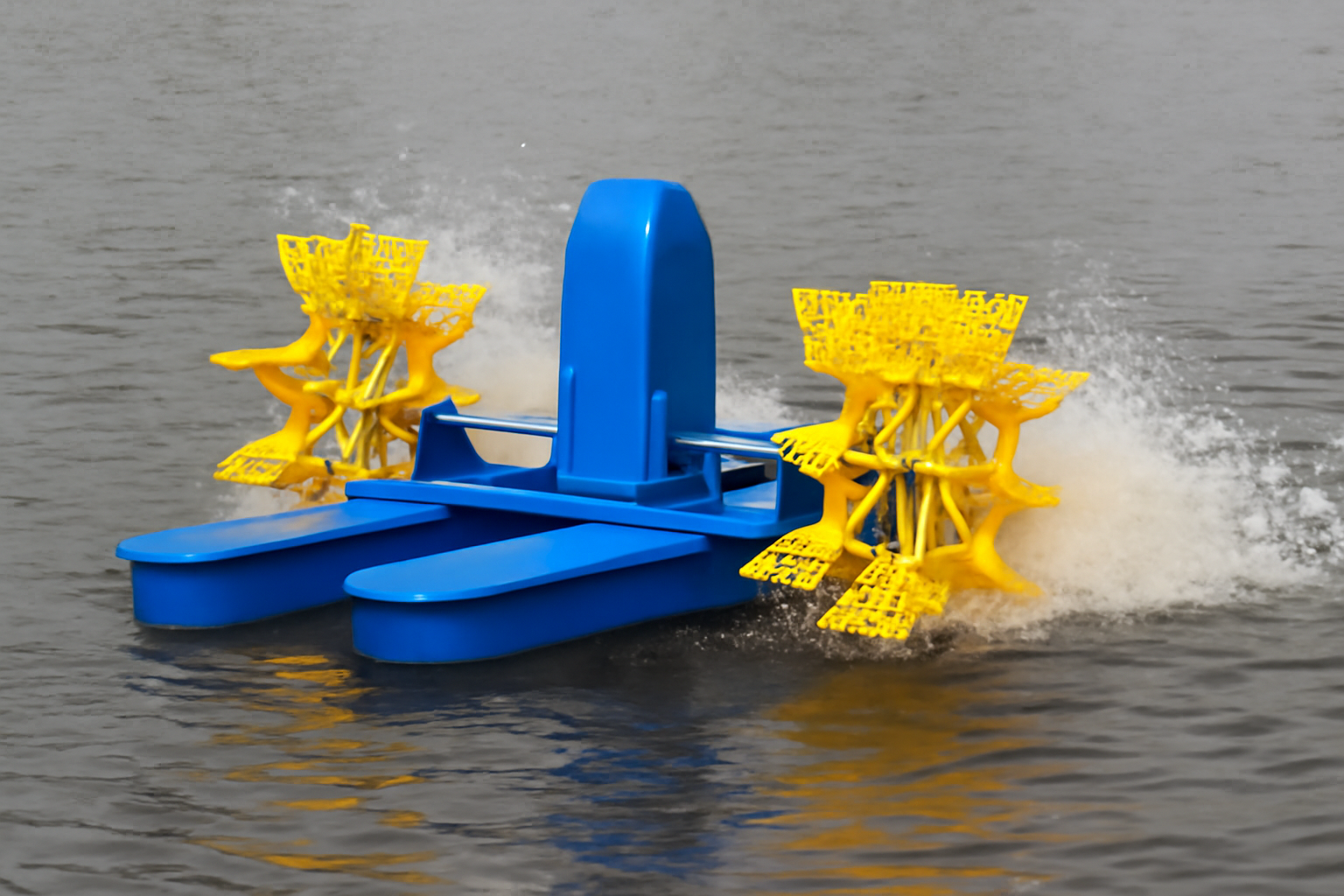 Double Paddle Wheel Aerator