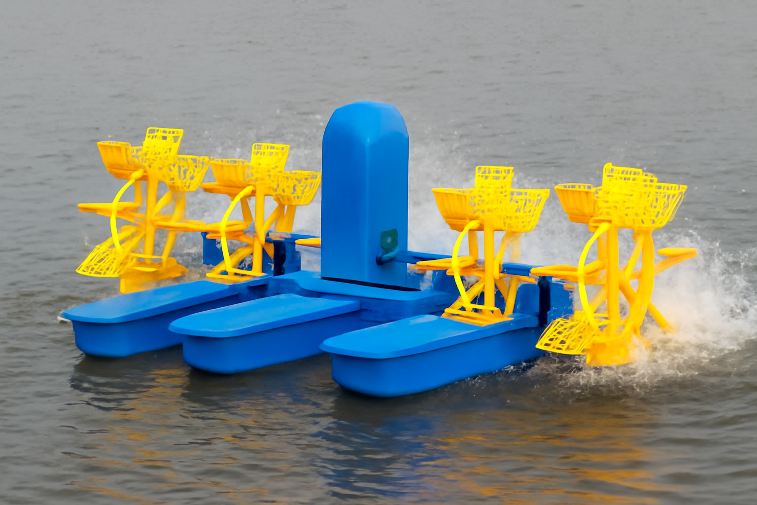 Four Paddle Wheel Aerator