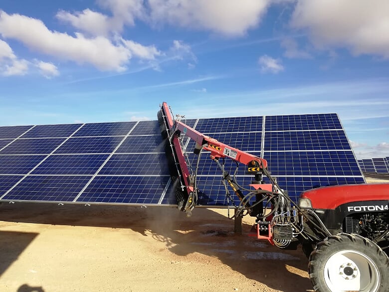 Solar Panel Cleaning Vehicles
