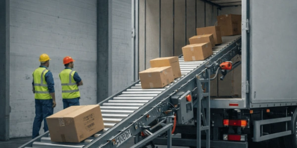 Truck Loading and Unloading Conveyor